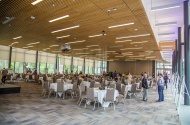 Penn Full venue set up during a large event with multiple tables and chairs